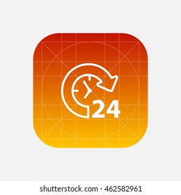 24h support line icon