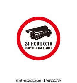 24-stündiger CCTV-Überwachungsbereich, Vorsichtsbereich in der Kamera für die Sicherheit