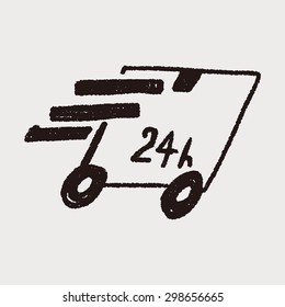 24hr delivery doodle