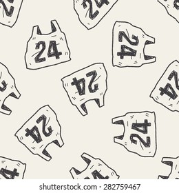 24hr shopping doodle seamless pattern background