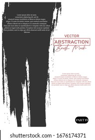24-part vector abstraction in the style of brush strokes of charcoal color. A poster for the design of packaging, ceramics, furniture, fabrics, appliances, books, sites, flyers, banners.
