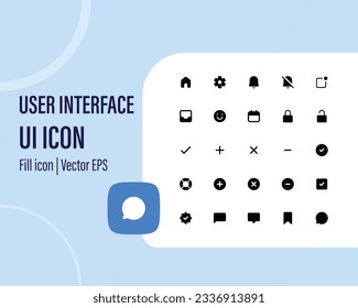 24x24 Pixel Perfect. Basic User Interface Essential Set. Line Outline Icons. For App, Web, Print. Editable Stroke. 2 Pixel Stroke Wide with Round Cap and Round Corner.