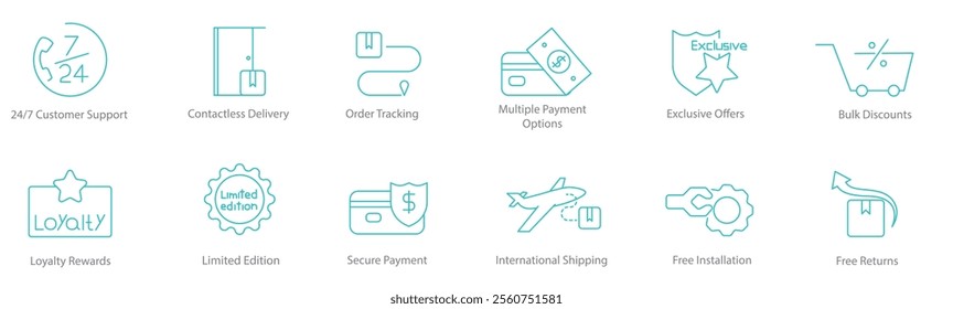 24x7 Customer Support, Contactless Delivery, Order Tracking, Multiple Payment Options, Exclusive Offers, Bulk Discounts, Low-Wealthy Rewards, Limited Edition, Secure Payment, International Shipping 