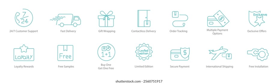 24x7 Customer Support, Fast Delivery, Gift Wrapping, Contactless Delivery, Order Tracking, Multiple Payment Options, Exclusive Offers, Loyalty Rewards, Free Samples, Buy One Get One Free 