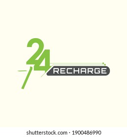 24x7 RECHARGE Logo Is Recharge Brands Logo.