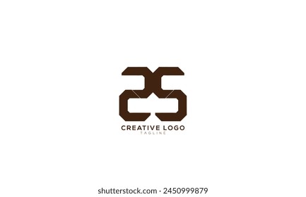 25 2s Abstract initial monogram letter alphabet logo design