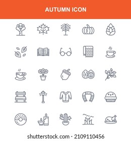 Paket mit 25 Herbstsymbolen