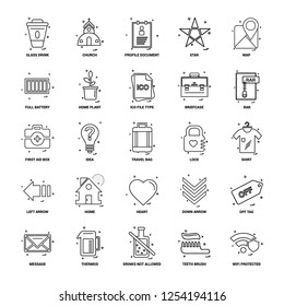 25 Business Concept Mix Line Icon set