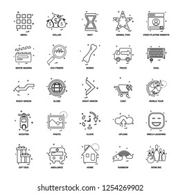 25 Business Concept Mix Line Icon set
