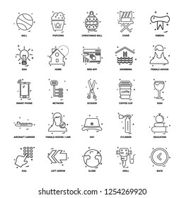 25 Business Concept Mix Line Icon set