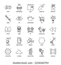 25 Business Concept Mix Line Icon set