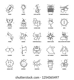 25 Business Concept Mix Line Icon set