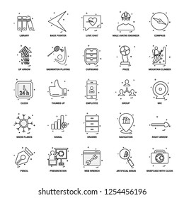 25 Business Concept Mix Line Icon set