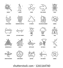 25 Business Concept Mix Line Icon set