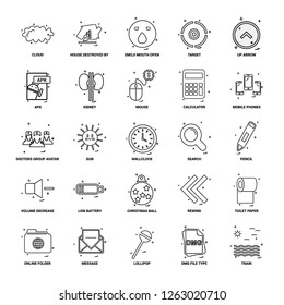 25 Business Concept Mix Line Icon set