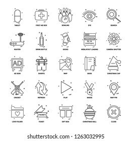 25 Business Concept Mix Line Icon set