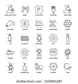 25 Business Concept Mix Line Icon set