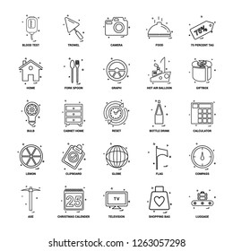 25 Business Concept Mix Line Icon set