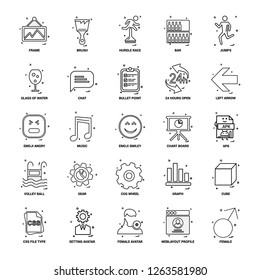 25 Business Concept Mix Line Icon set