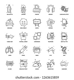 25 Business Concept Mix Line Icon set