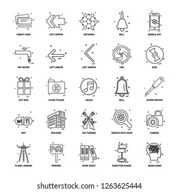 25 Business Concept Mix Line Icon set