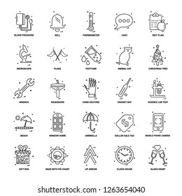 25 Business Concept Mix Line Icon set