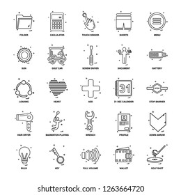 25 Business Concept Mix Line Icon set
