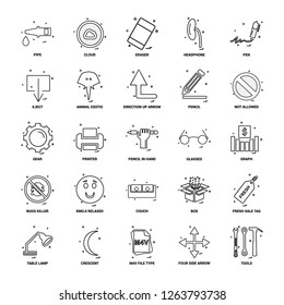 25 Business Concept Mix Line Icon set