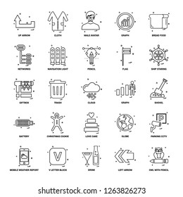 25 Business Concept Mix Line Icon set