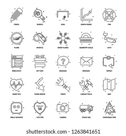 25 Business Concept Mix Line Icon set