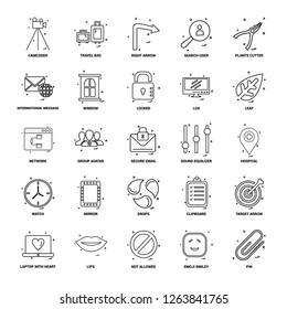 25 Business Concept Mix Line Icon set