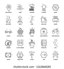 25 Business Concept Mix Line Icon set