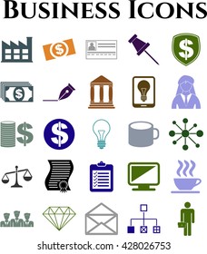 25 businessicon set. Minimal Modern.
