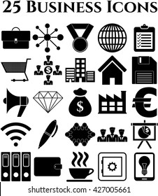 25 businessicon set. Universal Modern Icons.