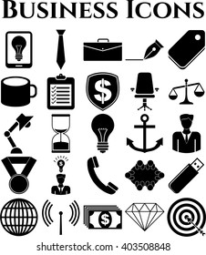 25 businessicon set. Set of web Icons.