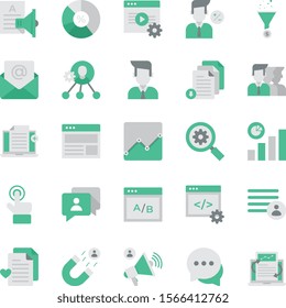 25 Content Marketing & Seo Filled line icon set 02