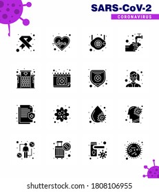 25 Coronavirus Emergency Iconset Blue Design such as washing; hands; pulse; n; medical viral coronavirus 2019-nov disease Vector Design Elements