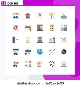 25 Creative Icons Modern Signs and Symbols of pollution; industry; key; factory; halloween Editable Vector Design Elements