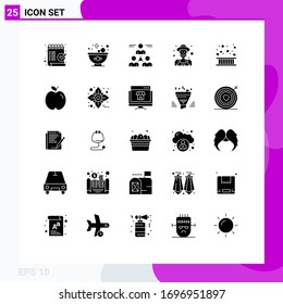 25 Creative Icons Modern Signs and Symbols of area; man; connect; gardener; man Editable Vector Design Elements