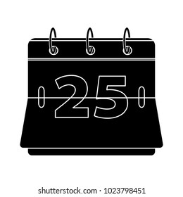 25 day - calendar icon