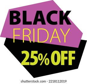 25% DE DESCONTO BLACK FRIDAY TAG