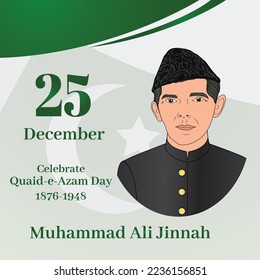 25 december quaid e azam post design