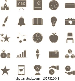 25 decent icon sheet of universal
