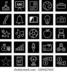 25 decent icon sheet of universal
