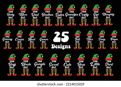 25 Designs of Elf Squad Family Matching Costumes