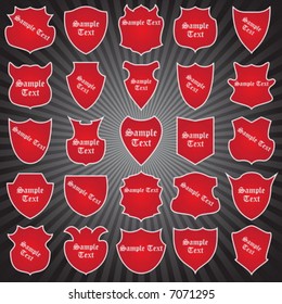 25 different coat of arms - red edition (part 1)