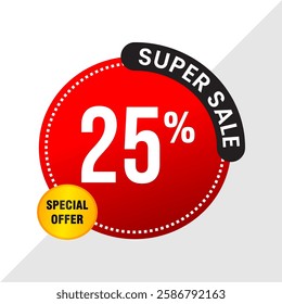 25% Discount Offer Banner - Limited Time Sale