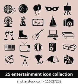 25 entertainment icon collection