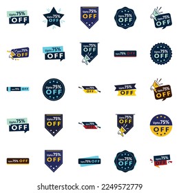 25 Eye catching Vector Designs in the Up to 70% Off Bundle Perfect for Sale Marketing