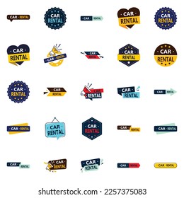 25 Eye catching vector images for a modern and attention grabbing look in your car rental branding